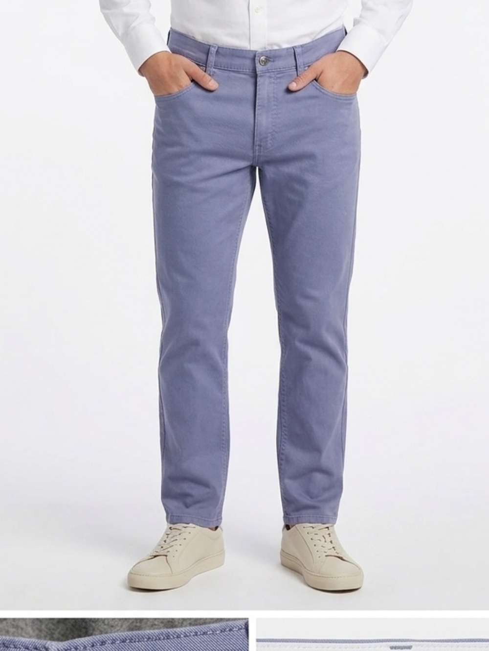 Roundtree & Yorke Pale Blue Straight Leg Jeans Men's Size 34 X 30